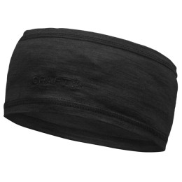 Banda para cabeza Craft Essence Wool Headband negro černá