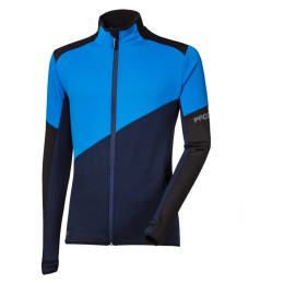 Sudadera funcional de hombre Progress Territory negro/azul černá/sv.modrá/tm.modrá