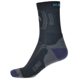 Calcetines Elbrus Kabru gris Black/DarkGray/Navy/Turquise