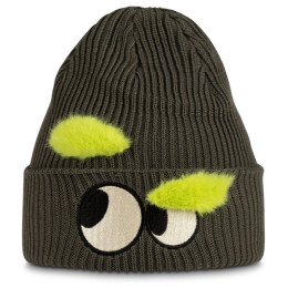 Gorro para niños Buff Knitted Beanie Fun verde Eyes Beetle Green