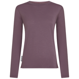 Camiseta funcional de mujer Icebreaker W Mer 150 Ace LS Tee violeta/gris Grey Plum