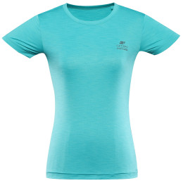Camiseta de mujer Alpine Pro Basika azul claro ceramic