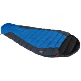 Saco de dormir de plumón Warmpeace Viking 300 170 cm (2019) azul Ocean/Gray