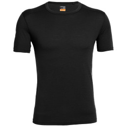 Camiseta de hombre Icebreaker Mens 200 Oasis SS Crewe negro Black