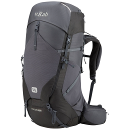 Mochila de senderismo Rab Exion 55 gris Anthracite/Graphene