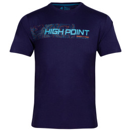 Camiseta funcional de hombre High Point Atlas T-shirt azul oscuro Dark Blue
