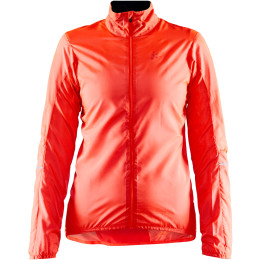 Chaqueta de ciclismo para mujer Craft Essence Light Wind naranja Shock