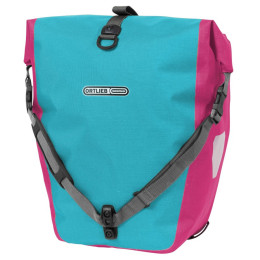 Alforja impermeable para bicicleta Ortlieb Back-Roller Cyber turquesa cyber blue / cyber pink
