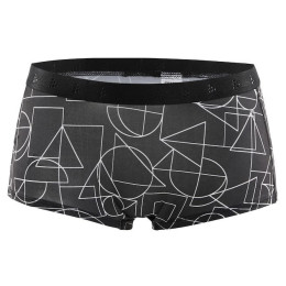Calzoncillos bóxer para mujer Craft Boxerky Greatness Waistband W negro/blanco Blackwhite
