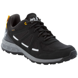 Calzado de senderismo para hombre Jack Wolfskin Woodland 2 Texapore Low M 2022 negro black / burly yellow XT