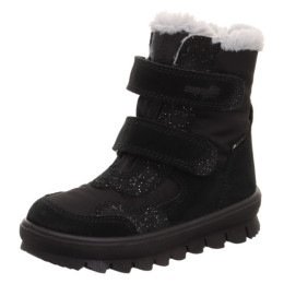 Botas de invierno para niños Superfit Flavia Schwarz/Silber negro/plata Schwarz/Silber