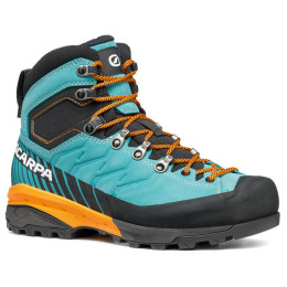 Calzado de senderismo para mujer Scarpa Mescalito TRK GTX WMN azul/naranja Ceramic/Baltic