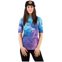 Camiseta funcional de mujer Drexiss All Mist Violet Merino Active