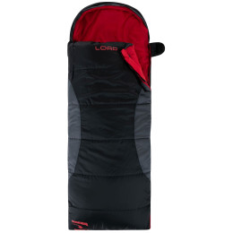 Saco de dormir para niños Loap Salmo KID negro/gris