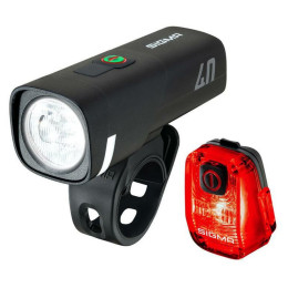 Juego de luces Sigma Aura 40 + Hiro 10 negro black