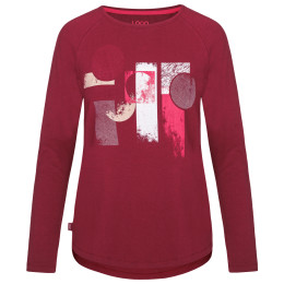 Camiseta de mujer Loap Abenka rojo Pomegranate/Pink