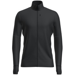 Sudadera funcional de hombre Icebreaker M Mer 260 Quantum IV LS Zip negro Black