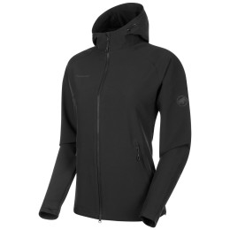 Chaqueta de mujer Mammut Macun SO Hooded Jck. W negro Black