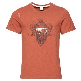 Camiseta de hombre Chillaz Rock Hero Winter marrón brick