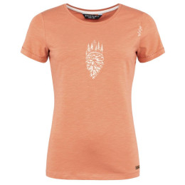 Camiseta funcional de mujer Chillaz Gandia Pine Cone naranja Apricot
