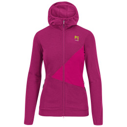 Sudadera de mujer Karpos Nuvolau W Fleece rosa Cherries Jubilee/Innuendo