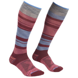 Medias de mujer Ortovox All Mountain Long Socks W (2023) gris/rojo Multicolour