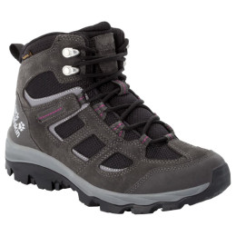 Calzado de senderismo para mujer Jack Wolfskin Vojo 3 Texapore Mid W gris oscuro dark steel / purple