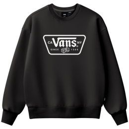 Sudadera de hombre Vans Knu Patch Crew negro Black