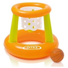 Canasta hinchable Intex Floating Hoops 58504NP naranja