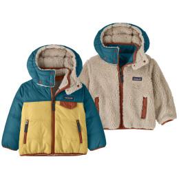 Chaqueta para niños Patagonia Baby Reversible Tribbles Hoody - LMST
