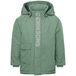 Chaqueta de invierno para niños Didriksons Talvi Kids Jkt 2 Dark Moss verde oscuro Dark Moss