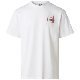 Camiseta de hombre The North Face Camping Relaxed Short Sleeve Tee-Graph blanco TNF WHITE