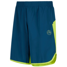 Pantalones cortos de hombre La Sportiva Sudden Short M azul Storm Blue/Lime Punch