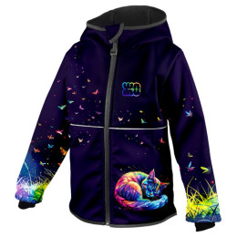 Chaqueta softshell para niños WAMU Dark Purple violeta oscuro DARK PURPLE