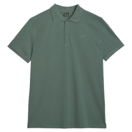 Camiseta de hombre 4F Polo Shirt M555 verde GREEN