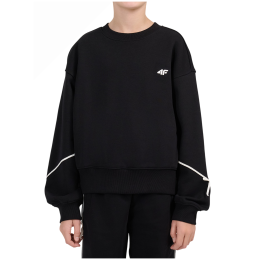 Sudadera para niños 4F Sweatshirt F2696 Deep Black negro Deep Black