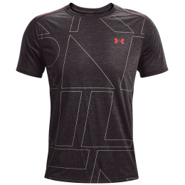 Camiseta de hombre Under Armour Breeze 2.0 Trail Tee gris Jet Gray / Stone / Beta