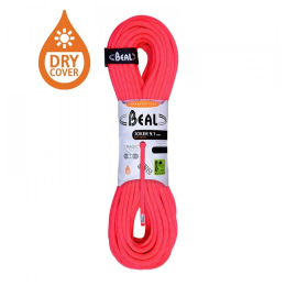 Cuerda de escalada Beal Joker 9,1 mm (70 m) Dry Cover naranja ORANGE