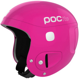 Casco de esquí para niños POC Pocito Skull rosa FluorescentPink