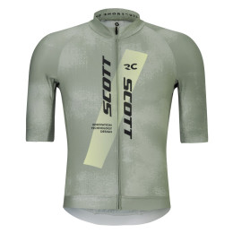 Maillot de ciclismo de hombre Scott Jersey M's RC Pro gris/verde spray grey/acid yell
