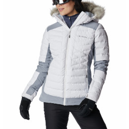 Chaqueta de mujer Columbia Bird Mountain™ Insulated Jkt blanco/gris White, Tradewinds Grey