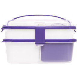 Caja de merienda Omada Sanaliving Box Set violeta