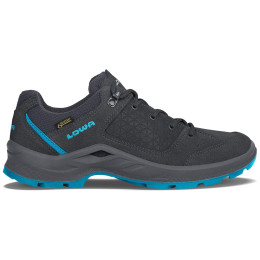 Calzado de mujer Lowa Terrios GTX LO Ws negro Graphite/Turquoise