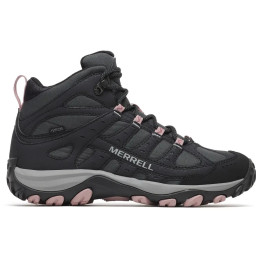 Calzado de senderismo para mujer Merrell Accentor 4 Sport Mid Gtx negro black/rosewood