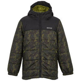 Chaqueta de invierno para niños Regatta Lofthouse Black/Distress Camo khaki/negro Black/Distress Camo