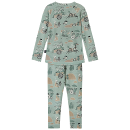 Ropa interior funcional para niños Reima Moomin Trivsam Airy Green verde Airy Green