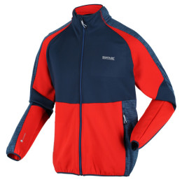 Sudadera de hombre Regatta Yare V rojo/azul MnltDn/FieRd