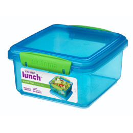 Caja de alimentos Sistema Lunch Plus 1,2l azul