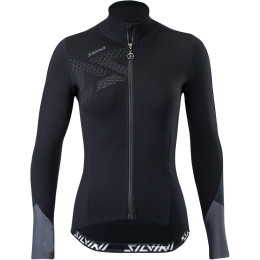 Maillot de ciclismo para mujer Silvini Calvana negro/gris BlackCharcoal