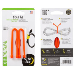 Alambre de amarre Nite Ize Gear Tie 6" naranja Oranžové